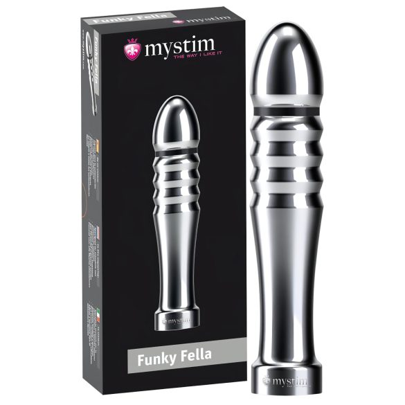 mystim Funky Fella - rillet elektro-dildo