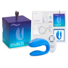 We-Vibe Match - vanntett, oppladbar parvibrator (blå)