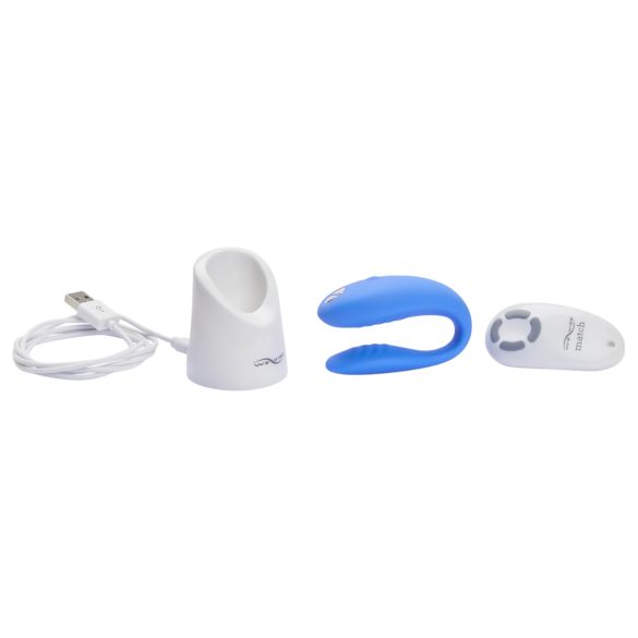 We-Vibe Match - vanntett, oppladbar parvibrator (blå)