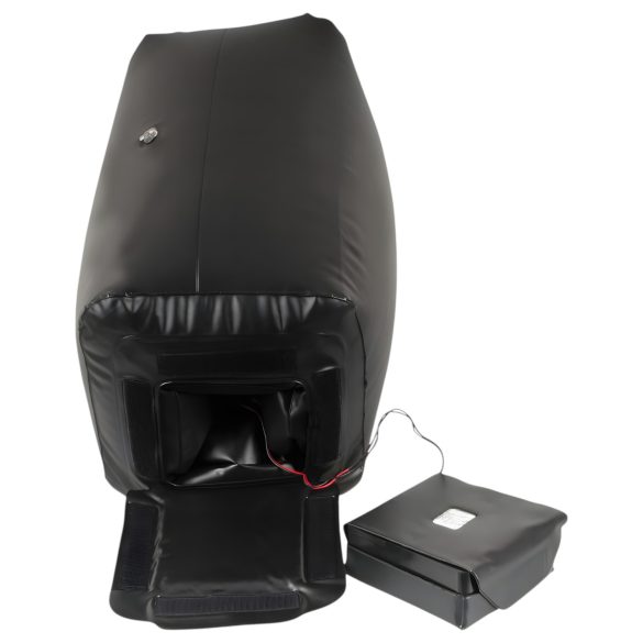 Mørk Magi - batteridrevet sexmaskin med seng (svart)