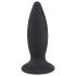 Black Velvet S - Oppladbar analvibrator for nybegynnere, liten (sort)