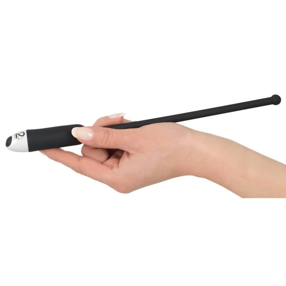 You2Toys DILATOR - silikon, vibrerende dilator - svart (8-11mm)