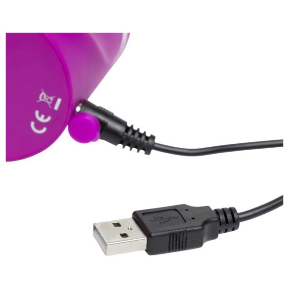 Happyrabbit Curve - vanntett klitorisvibrator med arm (lilla)