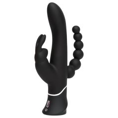 Happyrabbit Triple - oppladbar klitoris- og analvibrator (sort)   Happyrabbit Triple - oppladbar klitoris- og analvibrator (sort)