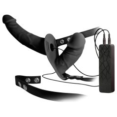 Double Thruster - festbar svart dobbeltvibrator