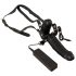 Double Thruster - festbar svart dobbeltvibrator