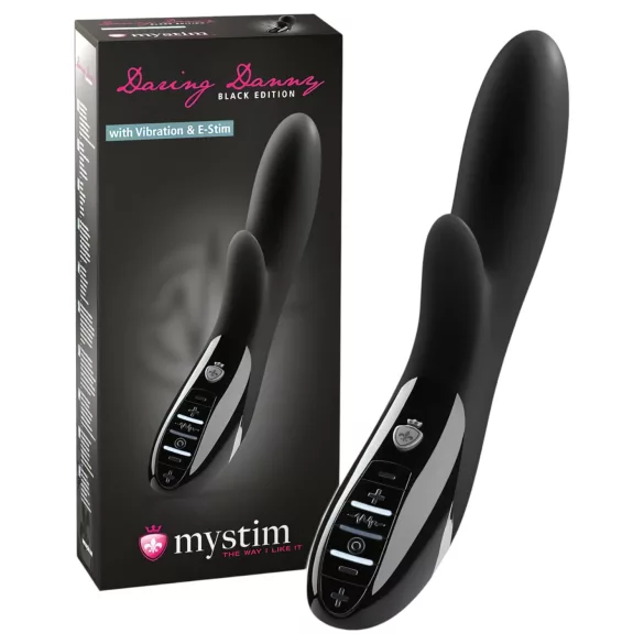 mystim Daring Danny - Elektro-stimulerende vibrator (svart)