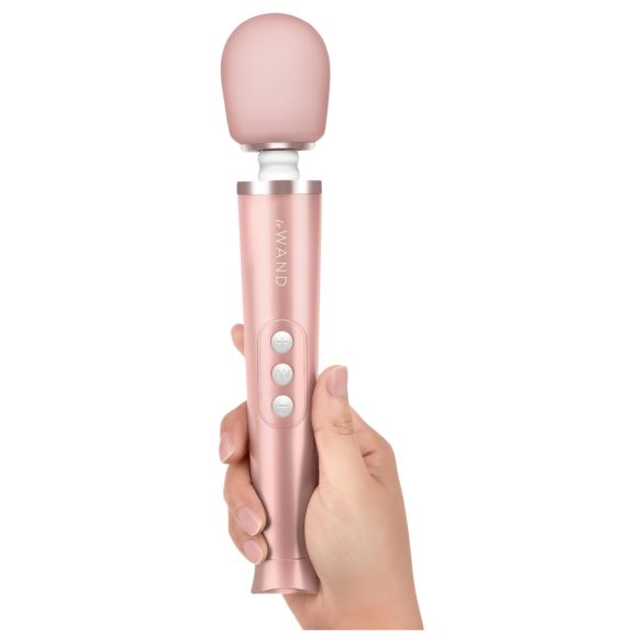 Le Wand Petite - eksklusiv massasjevibrator (rose-gull)