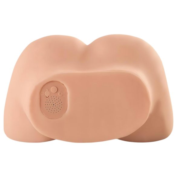 Interaktiv Nytelse-Maksimal - stønning onaniprodukt (hudfarget)