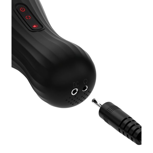 PDX Elite Rotobator - kunstig vagina (gjennomsiktig-svart)