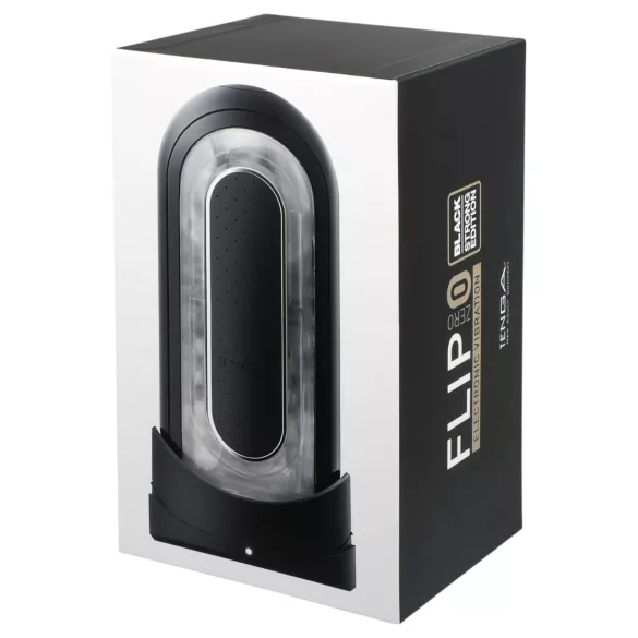 TENGA Flip Zero - vibrerende onanimaskin (svart)