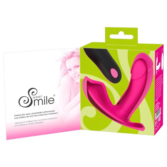 SMILE Trusevibrator - oppladbar, trådløs og rosa