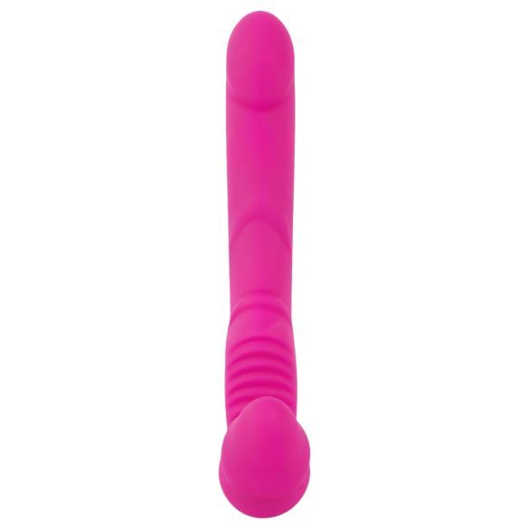 Double2Teaser - festbar stroppeløs vibrator (rosa)