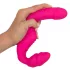 You2Toys - Double2Teaser - påsettbar vibrator uten feste/rem (rosa)