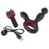 You2Toys Massasjestav - roterende og oppvarmende prostata vibrator (svart)