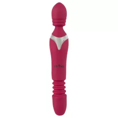 Javida Thrusting - 3-i-1 massasjevibrator (rød)