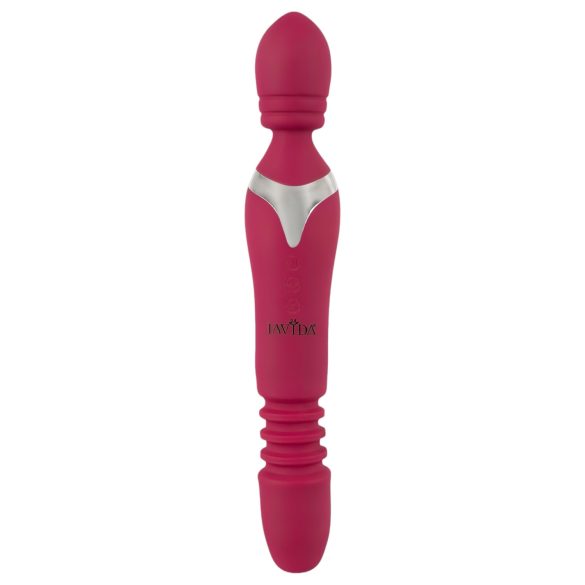 Javida Thrusting - 3-i-1 massasjevibrator (rød)