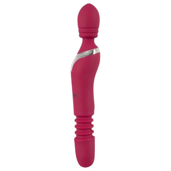 Javida Thrusting - 3-i-1 massasjevibrator (rød)