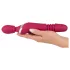 Javida Thrusting - 3-i-1 massasjevibrator (rød)