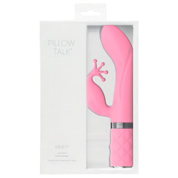 Pillow Talk Kinky - Oppladbar, 2-motors G-punkt-vibrator (rosa)