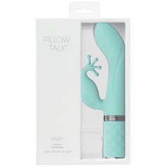 Pillow Talk Kinky - oppladbar G-punktvibrator med 2 motorer (turkis)   Pillow Talk Kinky - oppladbar G-punktvibrator med 2 motorer (turkis)