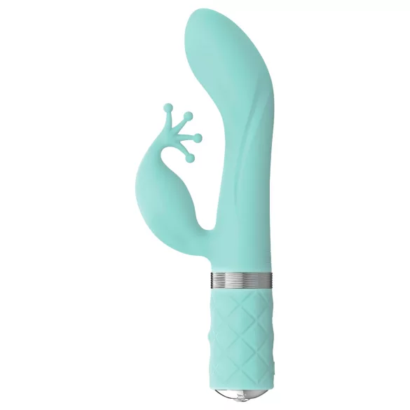 Pillow Talk Kinky - oppladbar G-punkt-vibrator med 2 motorer (turkis)