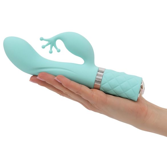 Pillow Talk Kinky - oppladbar G-punktvibrator med 2 motorer (turkis)