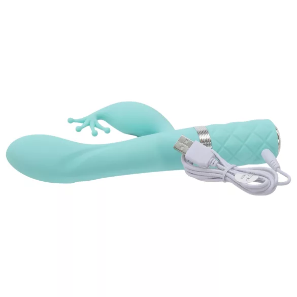Pillow Talk Kinky - oppladbar G-punkt-vibrator med 2 motorer (turkis)