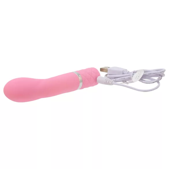 Pillow Talk Racy - oppladbar, smal G-punktvibrator (rosa)