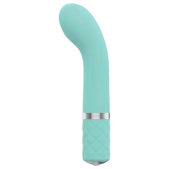 Pillow Talk Racy - oppladbar, slank G-punkt-vibrator (turkis)