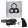 HOT Octopuss JETT - 2-motors penishodetvibrator (svart)
