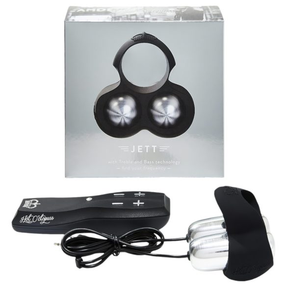 HOT Octopuss JETT - 2-motors penishodetvibrator (svart)