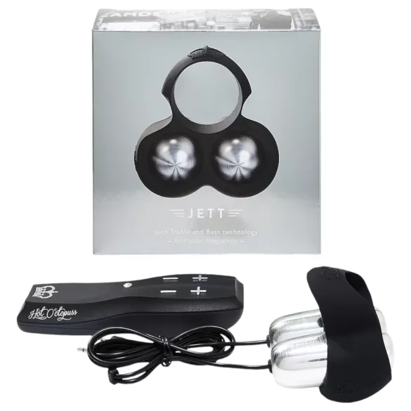 HOT Octopuss JETT - 2-motors penishodetvibrator (svart)