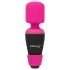 PalmPower Pocket Wand - mini massasjevibrator (rosa-svart)