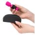 PalmPower Pocket Wand - mini massasjevibrator (rosa-svart)
