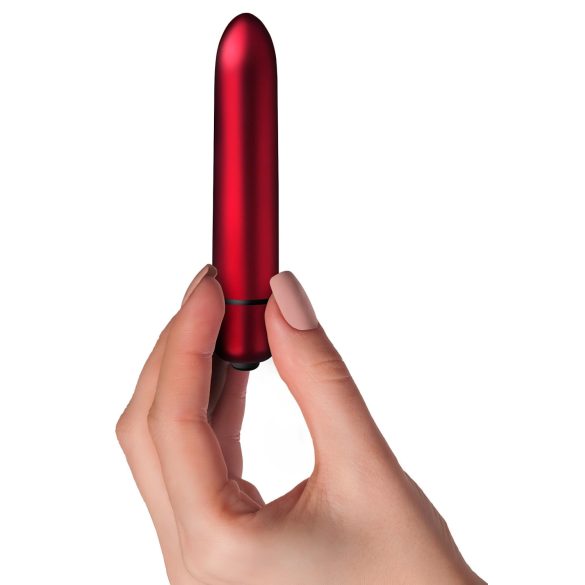 Scarlet Velvet - mini leppestift-vibrator (10 rytmer) - rød