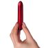 Scarlet Velvet - mini leppestift-vibrator (10 rytmer) - rød