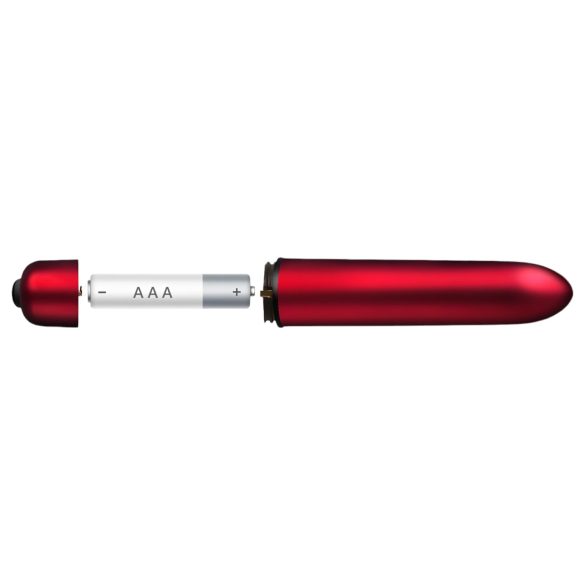 Scarlet Velvet - mini leppestift-vibrator (10 rytmer) - rød