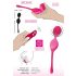 SMILE Love Balls - vibrerende egg med fjernkontroll 82g (rosa)