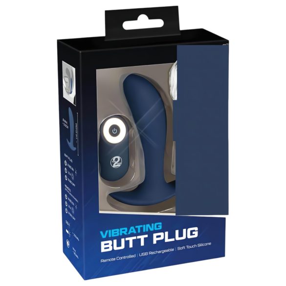 You2Toys - Plug - oppladbar, trådløs analvibrator (blå)