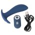 You2Toys - Plug - oppladbar, trådløs analvibrator (blå)