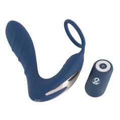 You2Toys Prostata Plugg - anal vibrator med penisring (blå) You2Toys Prostata Plugg - anal vibrator med penisring (blå)