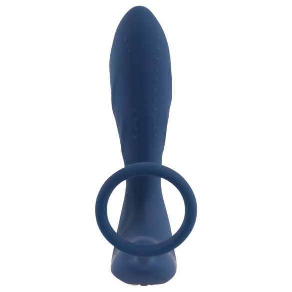 You2Toys Prostata Plugg - anal vibrator med penisring (blå)