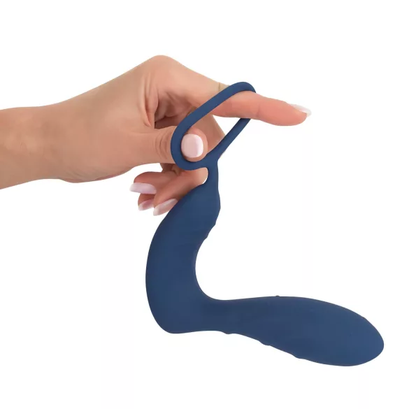 You2Toys Prostata Plugg - anal vibrator med penisring (blå)
