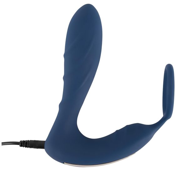 You2Toys Prostata Plugg - anal vibrator med penisring (blå)