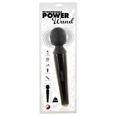 You2Toys Power Wand - oppladbar massasjestav (svart) You2Toys Power Wand - oppladbar massasjestav (svart)