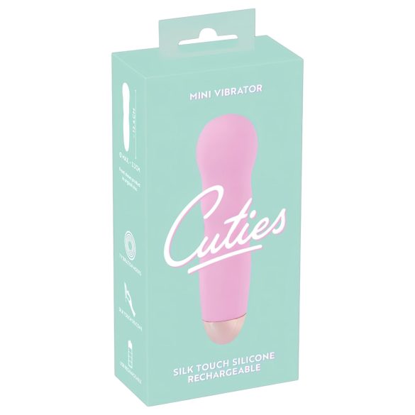 Cuties Mini Rose - Batteridrevet, bølgete vibrator (rosa)