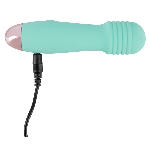 Cuties Mini Wand - oppladbar, grønn minivibrator massasjestav