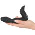 Rebel - oppladbar prostata vibrator med penisform (svart)