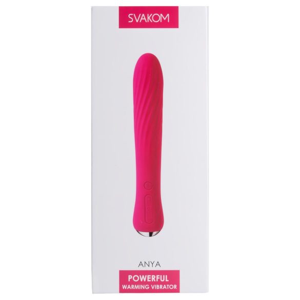 Svakom Anya - oppladbar varmestav vibrator (rød)
